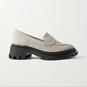 Porte & Paire Suede Loafers